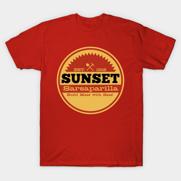 Vintage Sunset Sarsaparilla Logo